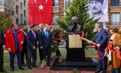 Keçiören'de Kaysın Kuliyev'in yeni büstü törenle açıldı