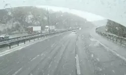 Ankara-Bolu hattında kar mesaisi