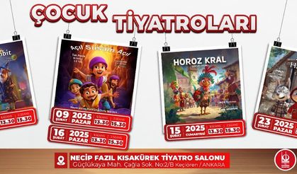 Keçiören'de çocuklar için tiyatro zamanı