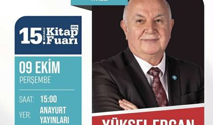 Yüksel Ercan, Kocaeli kitap fuarında kitaplarını imzalayacak