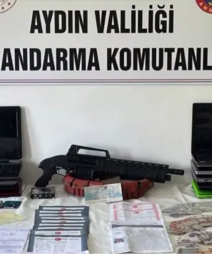 Aydın merkezli 8 ilde dolandırıcılık çetesi çökertildi