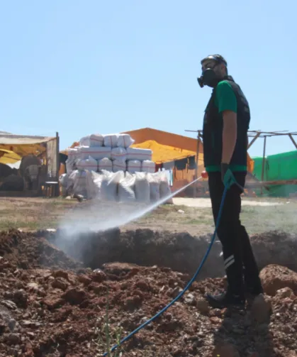 Kocaeli Büyükşehir, kurban pazar yerlerini ilaçlıyor