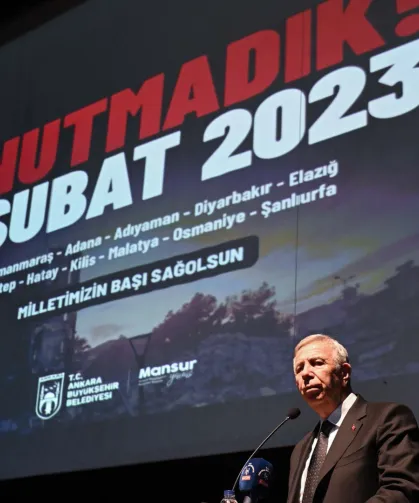 6 Şubat depremleri Ankara'da anıldı