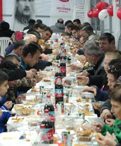 Ankara Keçiören'de özel gereksinimli bireyleri buluşturan iftar