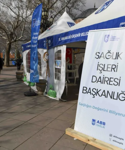 Ankara'da Ramazan'a özel sağlık çadırı