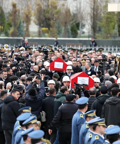 ASELSAN şehitleri Ankara'da son yolculuğuna uğurlandı