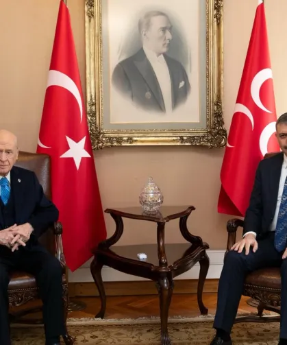 Bakan Çiftçi'den Bahçeli'ye ziyaret