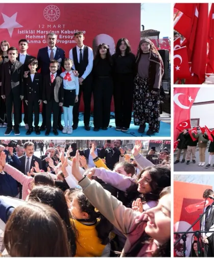 Bakan Tekin 12 Mart programına katıldı