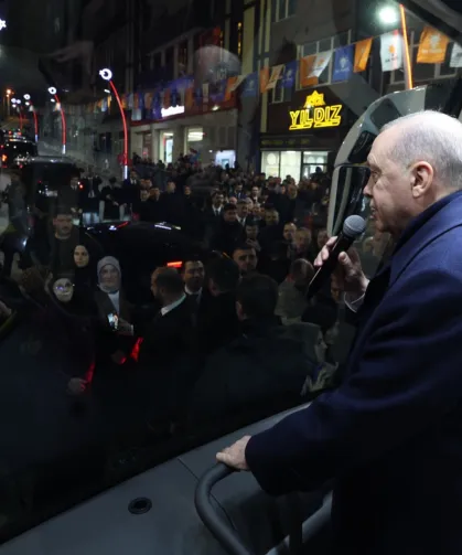 Cumhurbaşkanı Erdoğan memleketi Rize'de