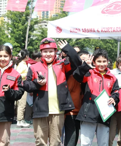 Ankara Keçiören'de çocuklara hayat kurtaran afet eğitimi