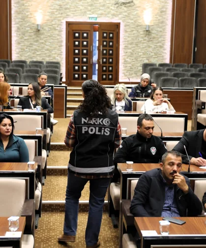 Ankara Keçiören'de özel güvenlik personeline 'Narko Kaan' eğitimi
