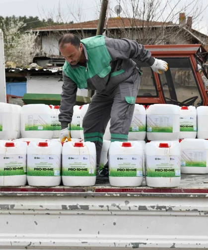 Ankara'da üreticiye yüzde 50 hibeli sıvı gübre desteği