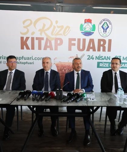 Rize 3. Kitap Fuarı kapılarını açıyor