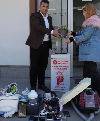 Ankara Keçiören'de elektronik atık kampanyasına yoğun ilgi