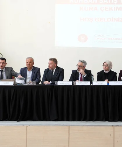 Ankara Keçiören'de kurban satış alanları noter huzurunda belirlendi