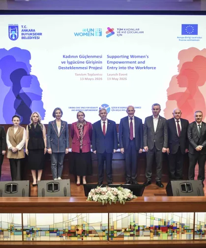 Ankara'da kadının güçlenmesi projesi tanıtıldı