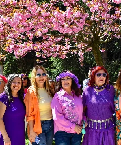 Ankaralı kadınlar baharı Sakura Şenliği'yle karşıladı