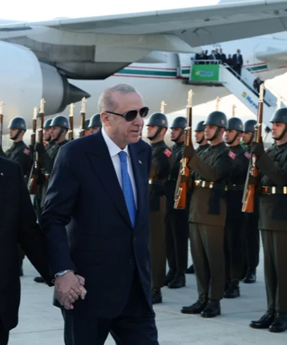 Cezayir Cumhurbaşkanı Tebbun Ankara'da