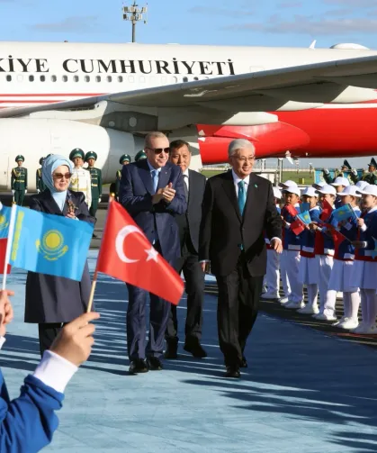 Cumhurbaşkanı Erdoğan Astana'da