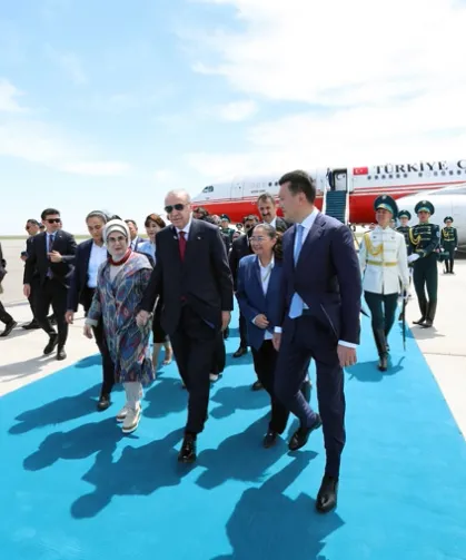 Cumhurbaşkanı Erdoğan Türkistan'da