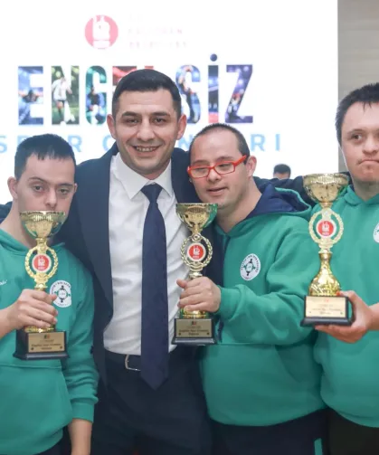 Keçiören'de engelsiz spor oyunları finalle taçlandı