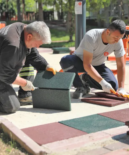 Ankara Keçiören'de parklar yenileniyor