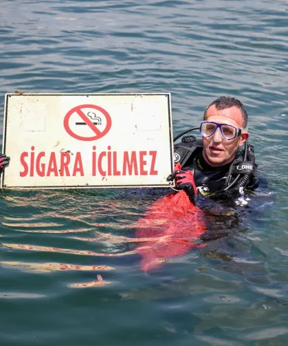 Denize bakın neler atmışlar!