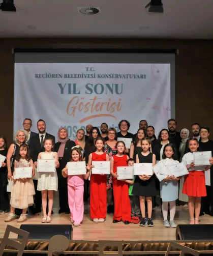 Keçiören Belediyesi Konservatuvarı'ndan yıl sonu konseri
