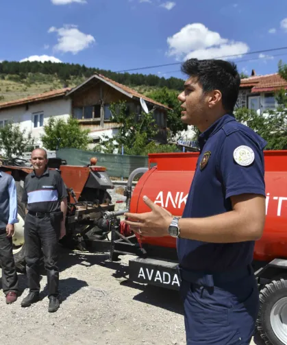 Ankara'da kırsala 80 yeni yangın tankeri
