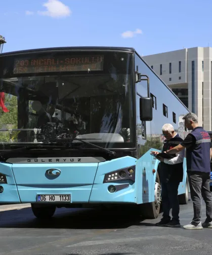 Ankara'da toplu taşımada klima ve hizmet denetimi