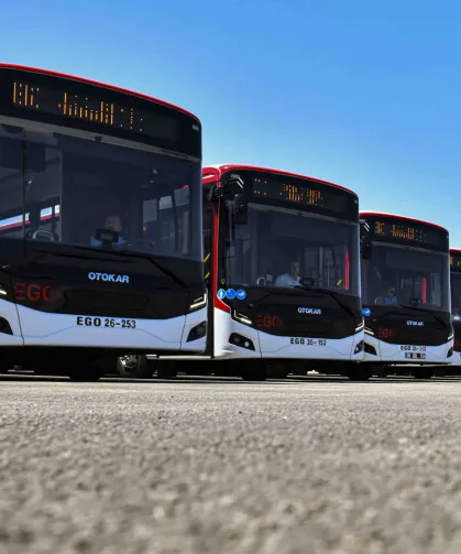 Ankara'da toplu taşımaya 20 yeni otobüs
