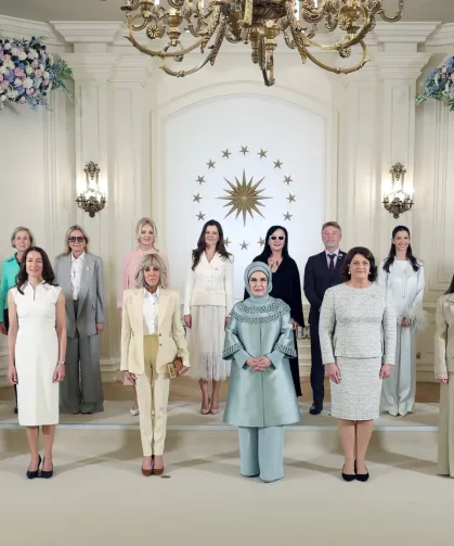 Emine Erdoğan'dan lider eşleriyle dijital güvenlik buluşması
