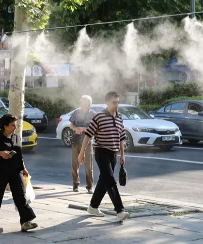 Ankara Büyükşehir'den Başkentlilere özel serinletme sistemi
