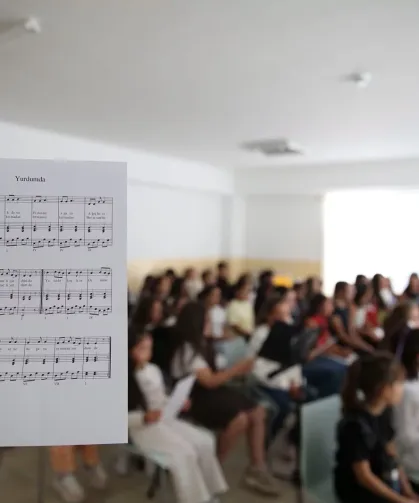 Ankara'da 65 öğrenci müzikle buluştu