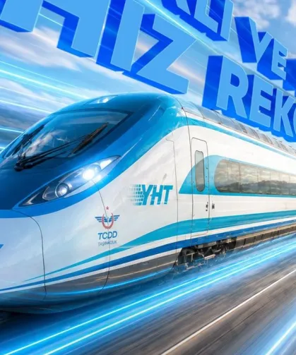 Milli elektrikli hızlı trenden yeni rekor... 250 kilometre hıza ulaştı