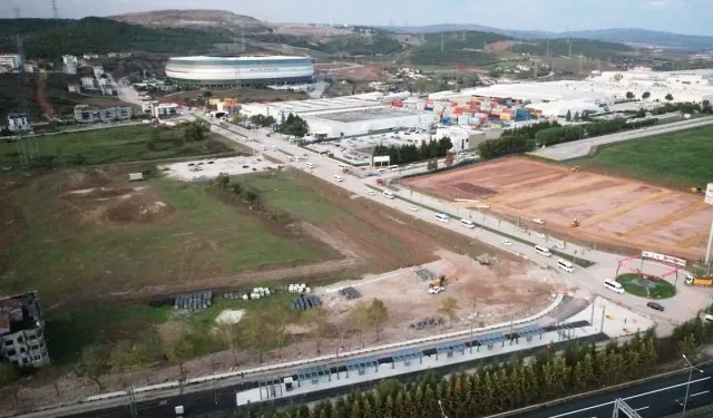 Kocaeli'de milli maç için 220 dönümlük dev organizasyon alanı hazır