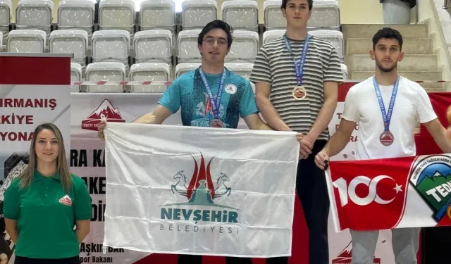 Nevşehirli sporcu Türkiye ikincisi oldu