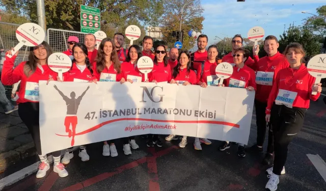47. İstanbul Maratonu'nda NG Grup adımları iyiliğe attı!