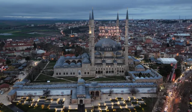 Mimar Sinan'ın ustalık eseri Selimiye, Ramazan'da ibadete açılıyor