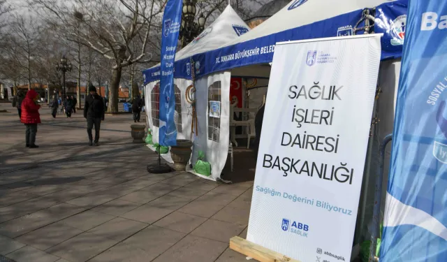 Ankara'da Ramazan'a özel sağlık çadırı