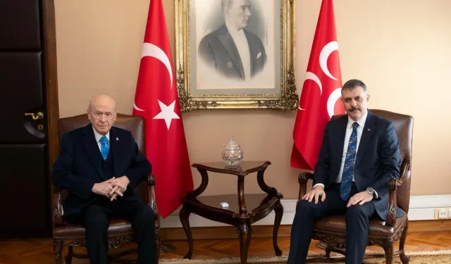 Bakan Çiftçi'den Bahçeli'ye ziyaret