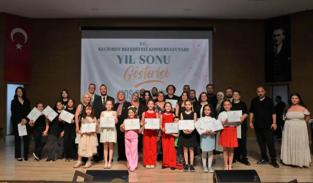 Keçiören Belediyesi Konservatuvarı'ndan yıl sonu konseri