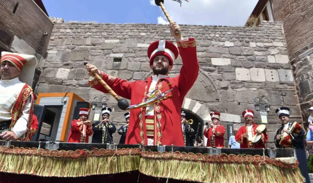 Ankara Kalesi'nde mehteran coşkusu