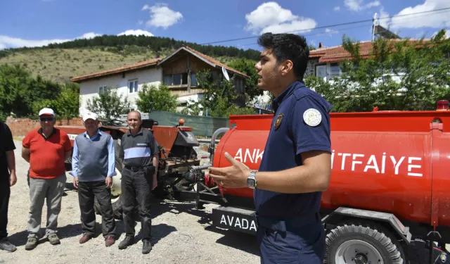 Ankara'da kırsala 80 yeni yangın tankeri