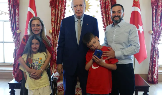 Cumhurbaşkanı Erdoğan, 'Cake Not Hate' kampanyasıyla tanınan Joshua Harris'i ağırladı