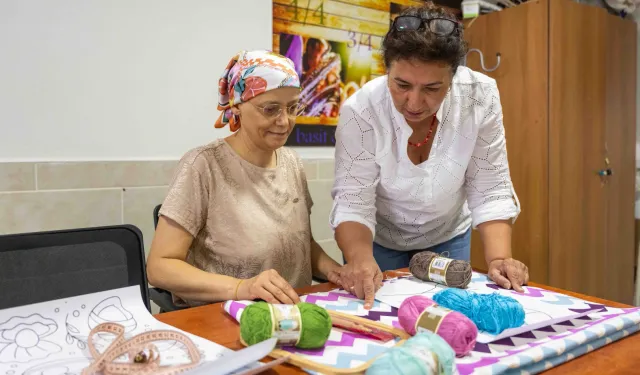 El Sanatları Kursu kanser hastası Yeliz'e umut oldu