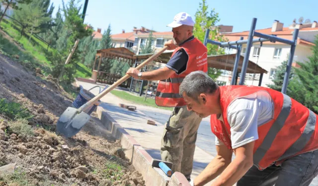 Keçiören'deki parklarda kapsamlı çalışma devam ediyor