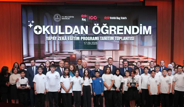Ortaokul öğrencileri için 'yapay zekâ eğitim programı' tanıtıldı