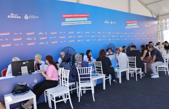 İBB tercih çadırlarına yoğun ilgi