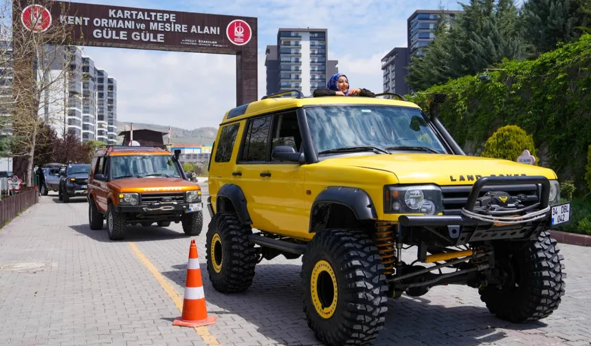 Keçiören’de özel bireylere özel offroad konvoyu